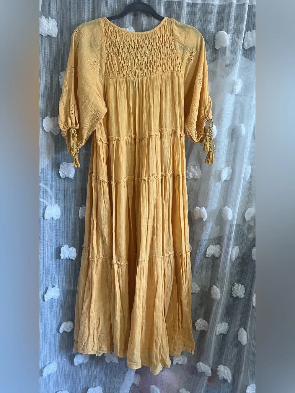 Free People Celestial Skies Midi Dress In yellow - Picture 2 of 6